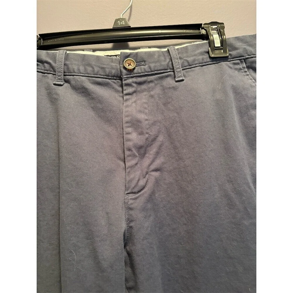J.Crew Chino Pants Men's W36 L30 Blue Straight Leg Stretch Casual Workwear - Picture 3 of 8